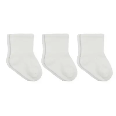 Bistyle Çorap Soket 3lü Penye Basic Ekru