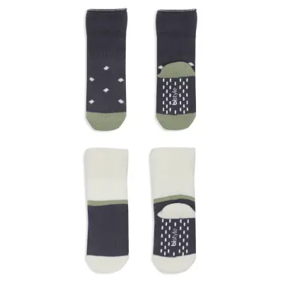 Bistyle Erkek Çorap Soket Havlu 2li Kaymaz Point Boy Antrasit - 3