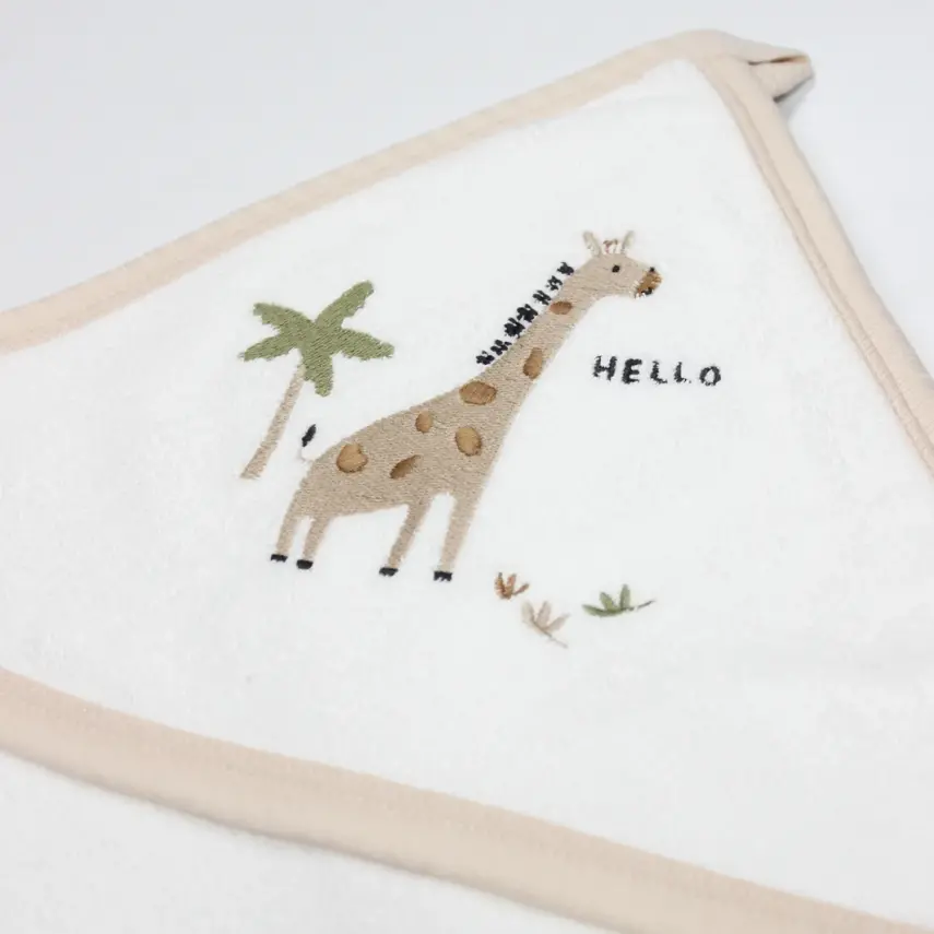 Bistyle Erkek Havlu Hello Graffe Ekru - Bej - 2