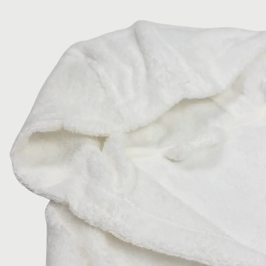 Bistyle Kız Bebek Bornoz Luluco Girl And Bird Ekru - 2