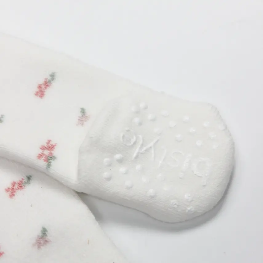 Bistyle Kız Çorap Külotlu Havlu Kaymaz Blossom Ekru - 7