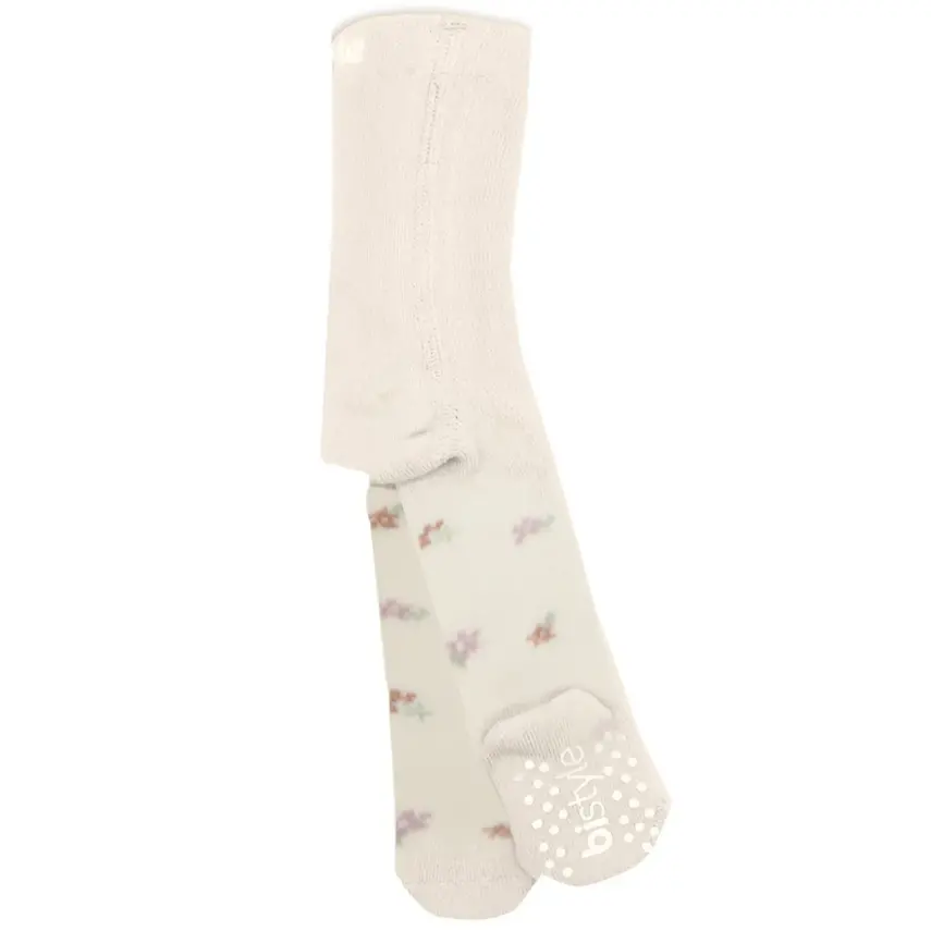 Bistyle Kız Çorap Külotlu Havlu Kaymaz Blossom Natural - 1