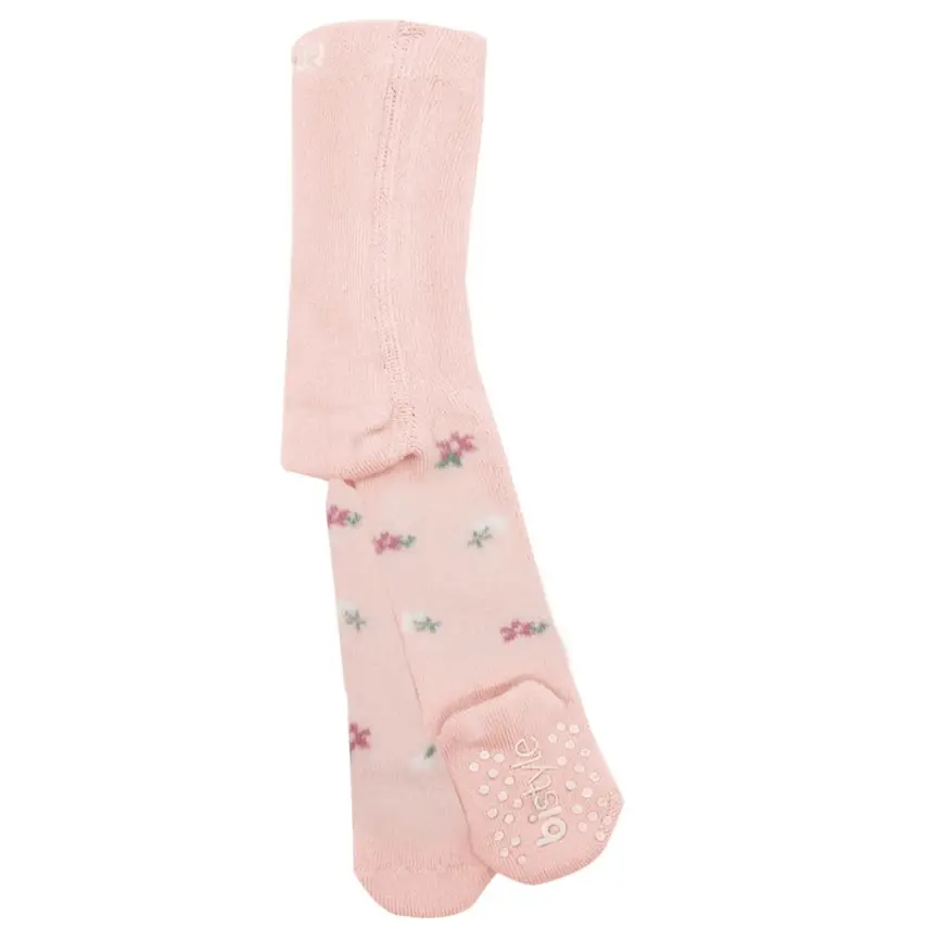 Bistyle Kız Çorap Külotlu Havlu Kaymaz Blossom Pembe - 1