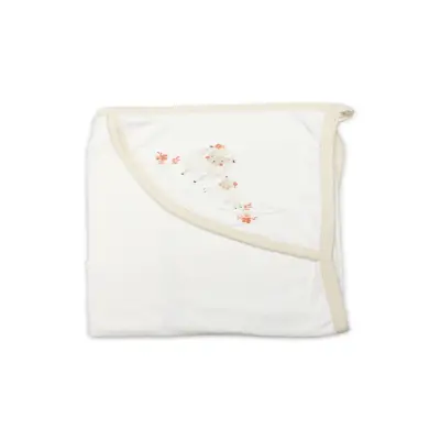 Bistyle Kız Havlu Fluffy And Lovely 85x90cm Bej - Somon - Ekru