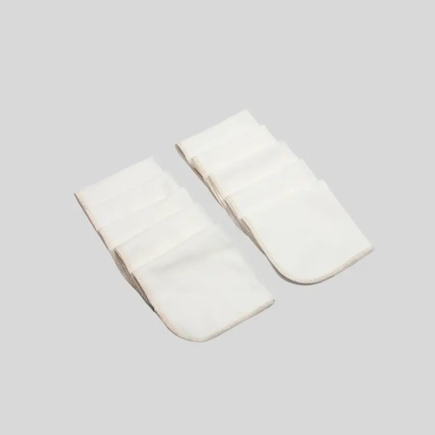 Bistyle Küçük Boy 10lu Bebek Mendil Penye Ekru - 4