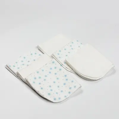 Bistyle Organik Ağız Mendili 6lı Stars Kutulu 20x20cm Mavi - 2