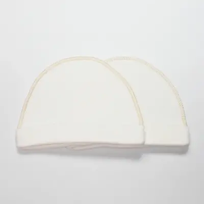 Bistyle Organik Şapka 2li Penye Basic Ekru - 3