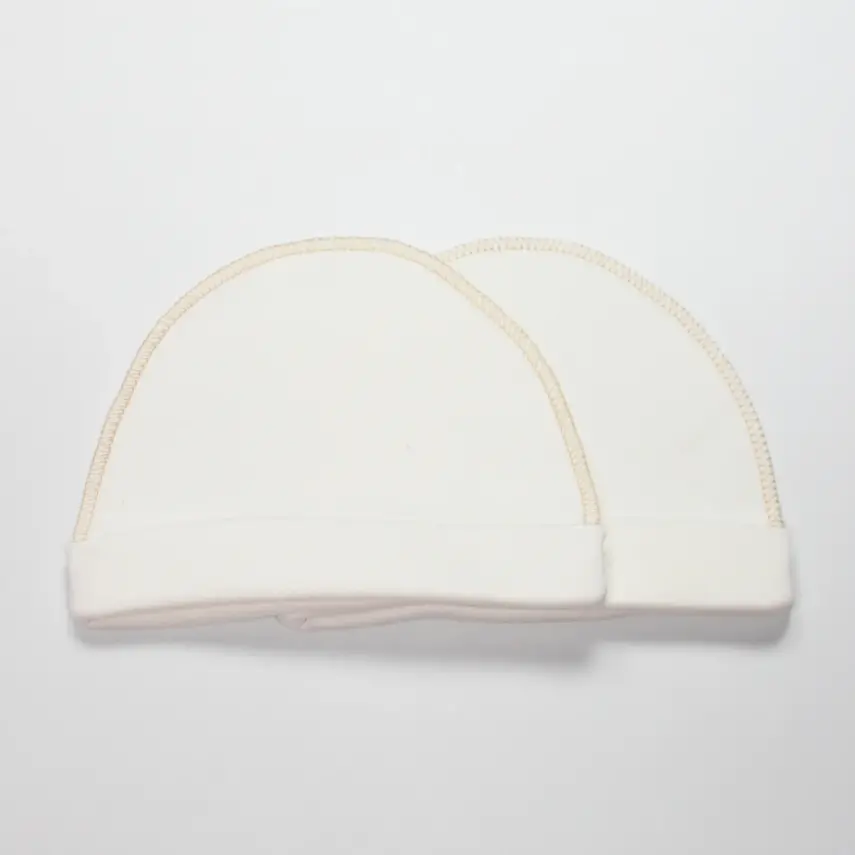 Bistyle Organik Şapka 2li Penye Basic Ekru - 3