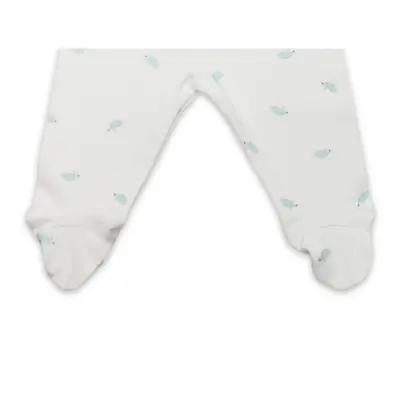 Bistyle Pantolon Patikli Hello World Mint - Ekru - 2