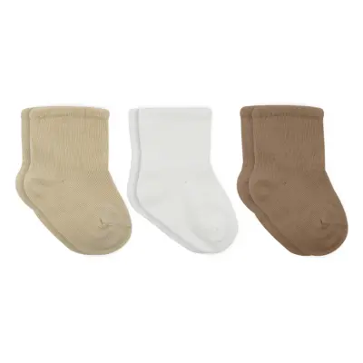 Bistyle Soket Çorap Penye 3lü Dog Boy Bej - Ekru - Kahverengi