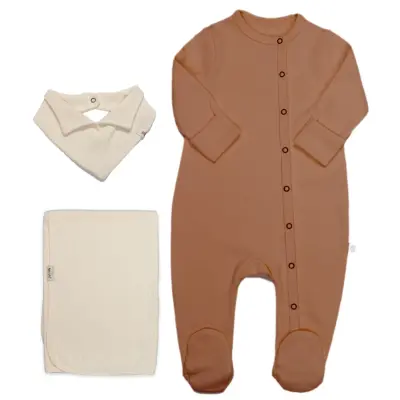 Bistyle Tulum Battaniyeli Gentleman Ekru - Kahverengi