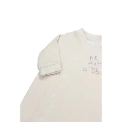 Bistyle Tulum Kadife I Love Daddy Açık Bej - 3