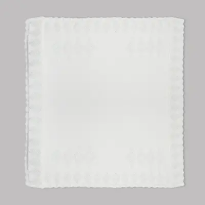 Bistyle Unisex Battaniye Triko Knitwear Colors Ekru - 3