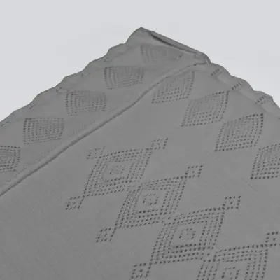 Bistyle Unisex Battaniye Triko Knitwear Colors Gri - 5