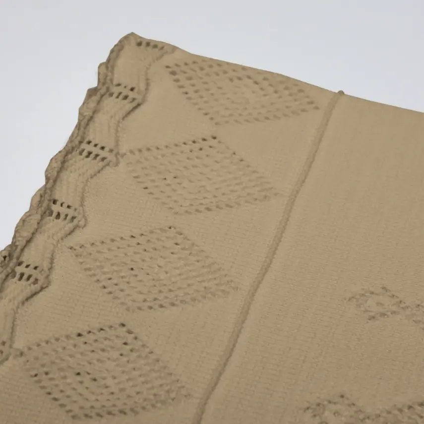 Bistyle Unisex Battaniye Triko Knitwear Colors Koyu Kahverengi - 5