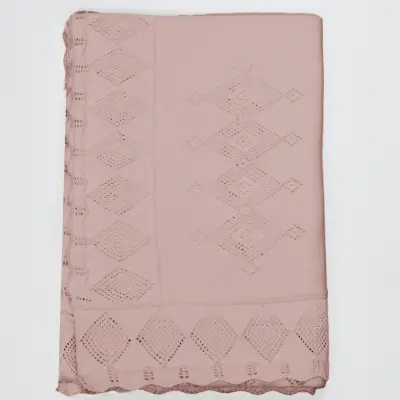 Bistyle Unisex Battaniye Triko Knitwear Colors Pembe - 2