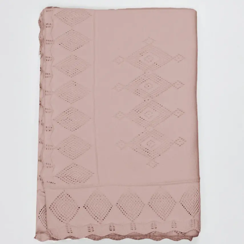 Bistyle Unisex Battaniye Triko Knitwear Colors Pembe - 2