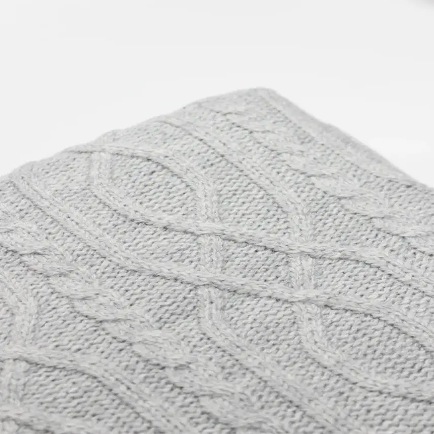 Bistyle Unisex Battaniye Welsoft Triko Winter Clothes 80x95cm Koyu Gri - 2