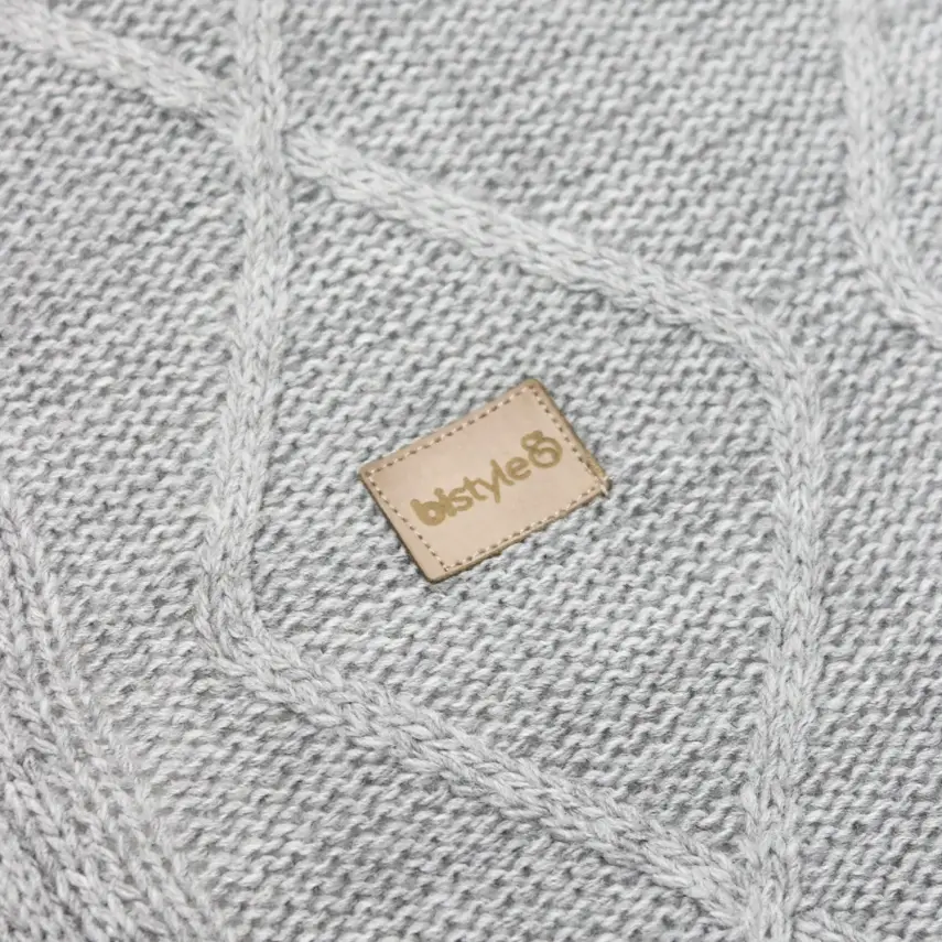 Bistyle Unisex Kundak Triko Gri - 4
