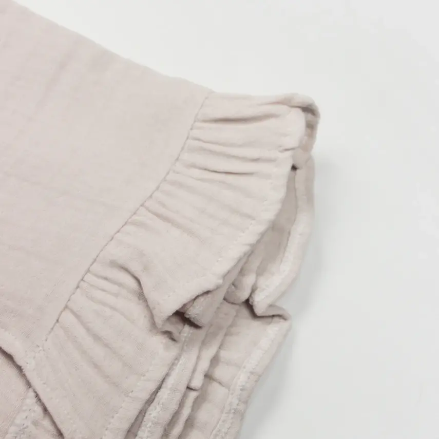 Bistyle Unisex Müslin Puset Yüz Örtüsü Fırfırlı Taş - 3