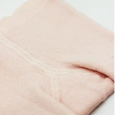 Bistyle Unisex Organik Çorap Külotlu Kaymaz Havlu Pembe - 7