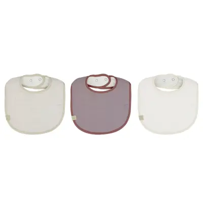 Bistyle Unisex Organik Fular Önlük Müslin 3lü Taş - Ekru - Antrasit - 3