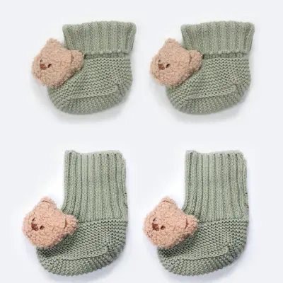 Bistyle Unisex Patik Triko Seperatörlü Aksesuarlı Nil - 3