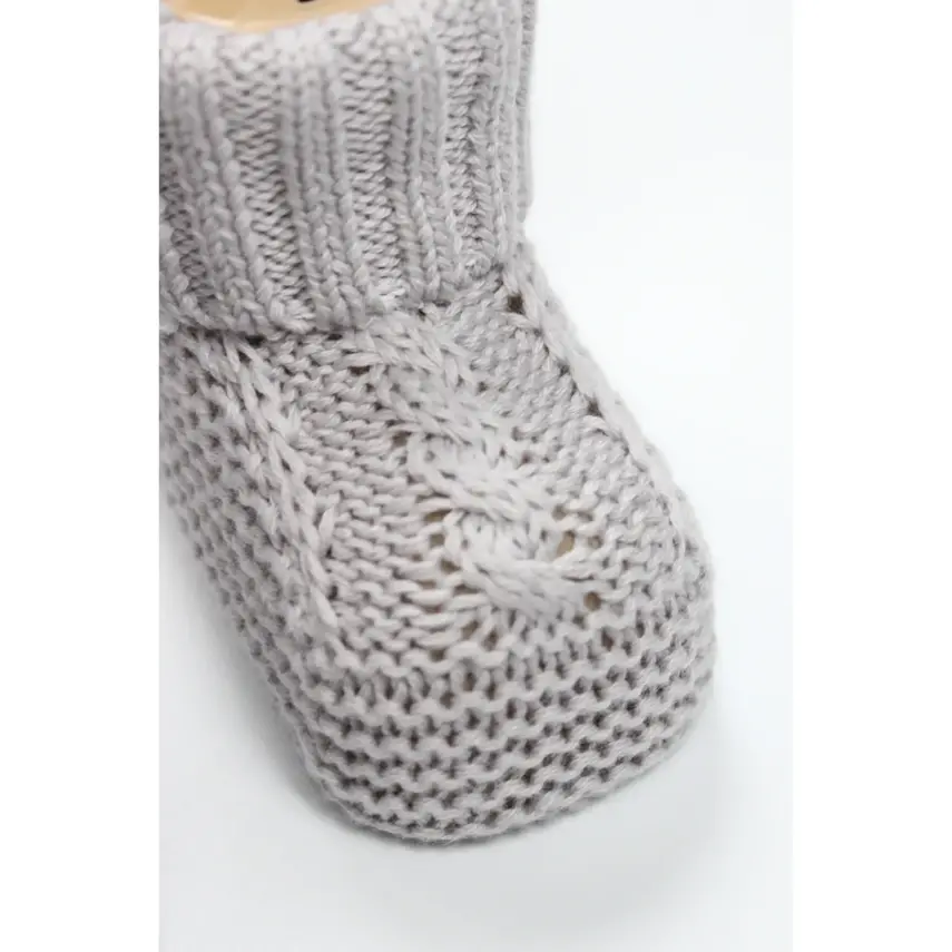 Bistyle Unisex Patik Triko Seperatörlü Gri - 5