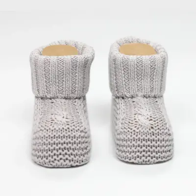 Bistyle Unisex Patik Triko Seperatörlü Gri