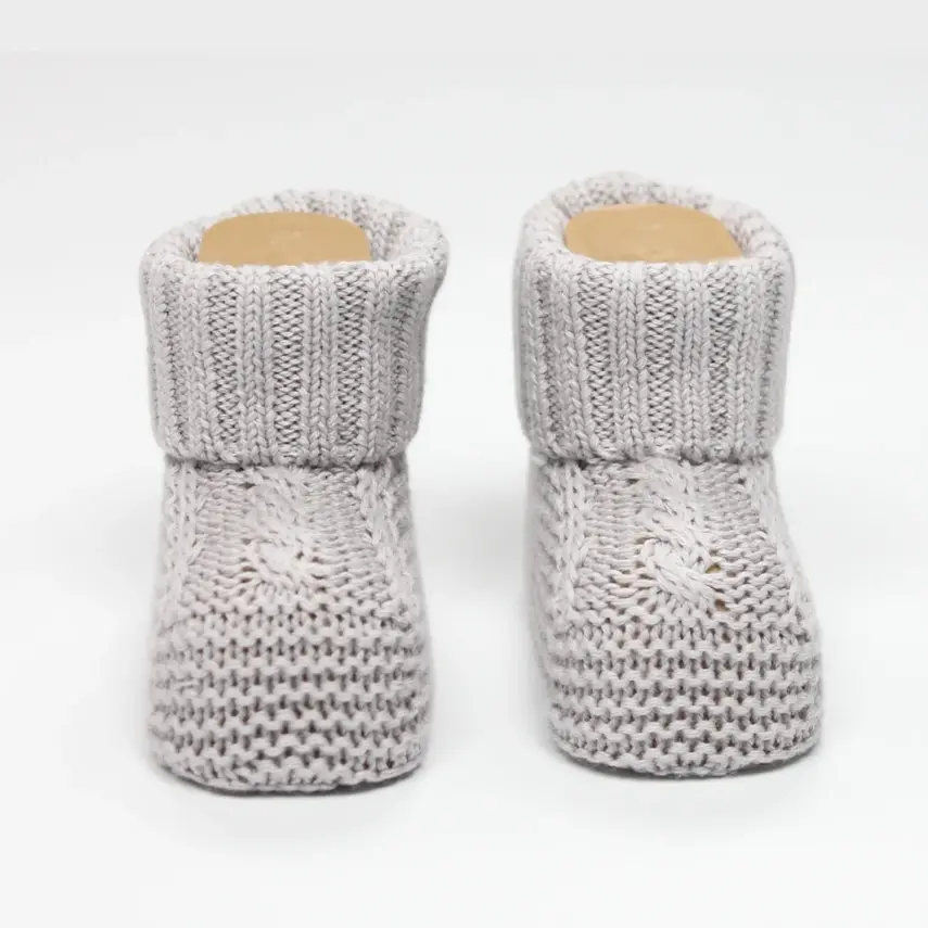 Bistyle Unisex Patik Triko Seperatörlü Gri - 1