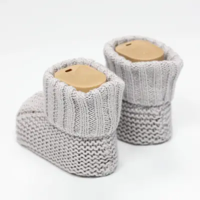 Bistyle Unisex Patik Triko Seperatörlü Gri - 6