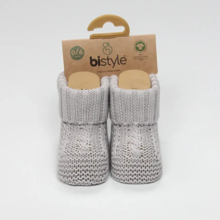 Bistyle Unisex Patik Triko Seperatörlü Gri - 4