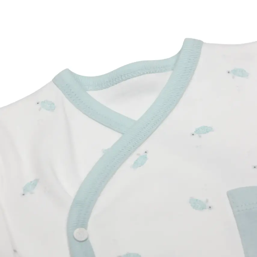 Bistyle Zıbın Takımı 3lü Hello World Mint - Ekru - 2