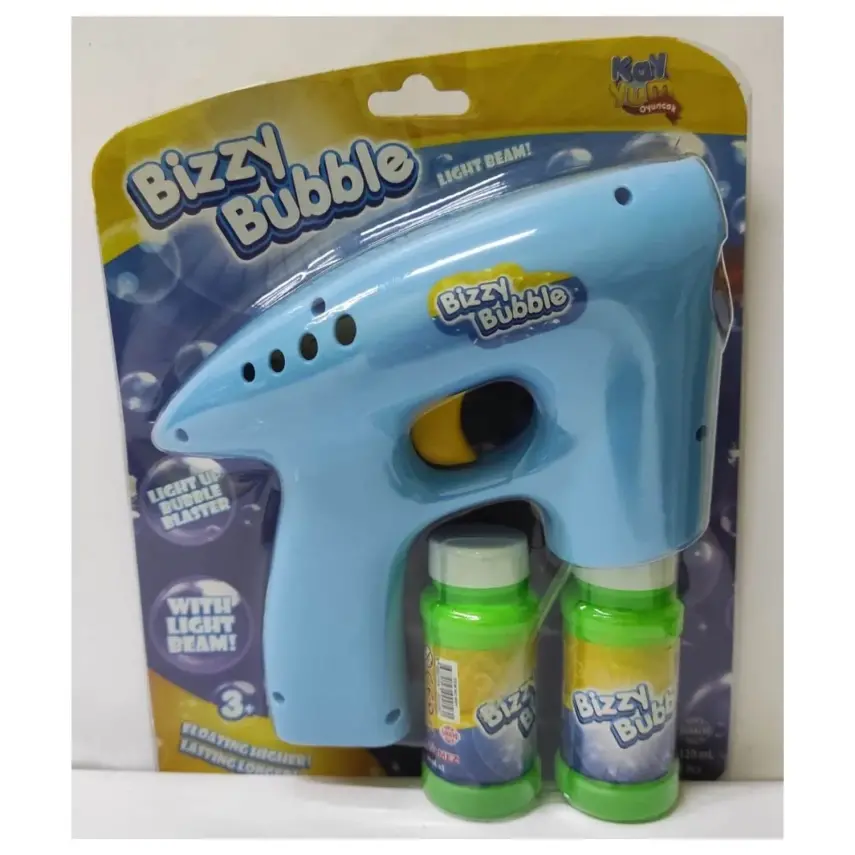 Bizzy Işıklı Büyük Pilli Köpük Tabanca - 3