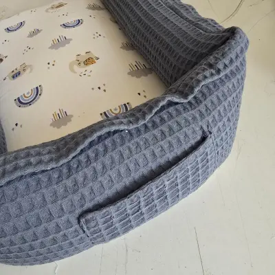 Bm Care Babynest Anne & Baba Yanı Yatağı Pembe Gökkuşağı - 5