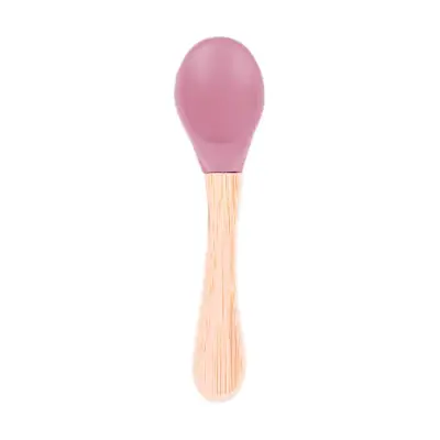 Bm Care Bambu Saplı Silikon Kaşık 9+ ay-pembe - 7