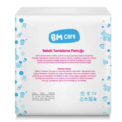 BM Care Bebek Temizleme Pamuğu 60'lı - 10