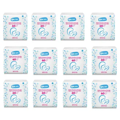 BM Care Bebek Temizleme Pamuğu 720 Adet 12*60'lı 