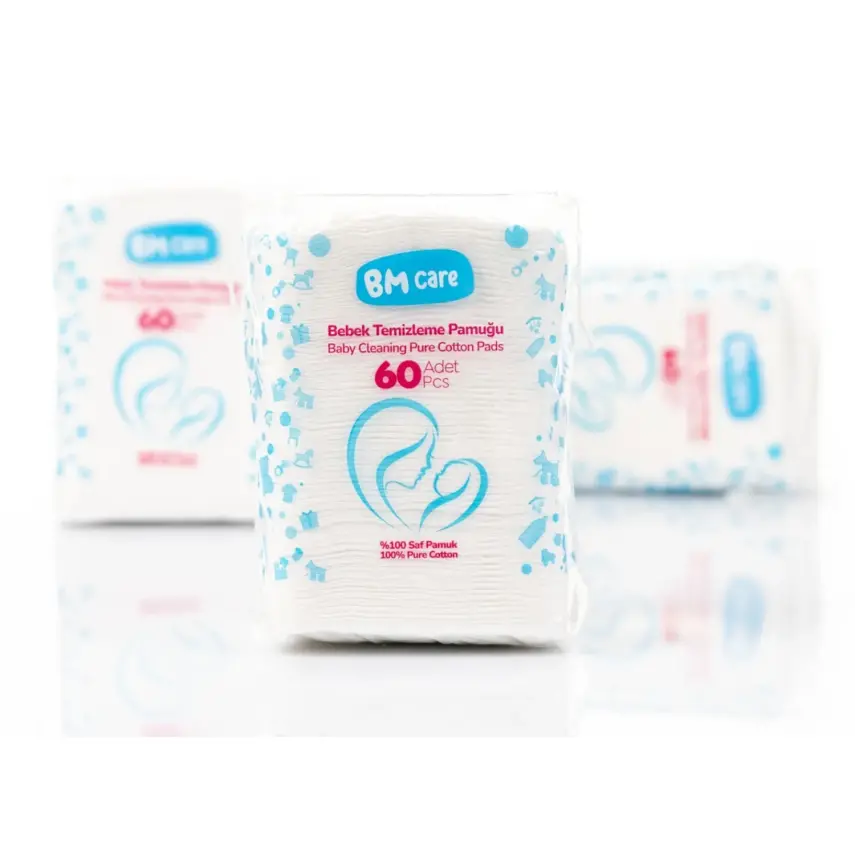 BM Care Bebek Temizleme Pamuğu 720 Adet 12*60'lı - 8