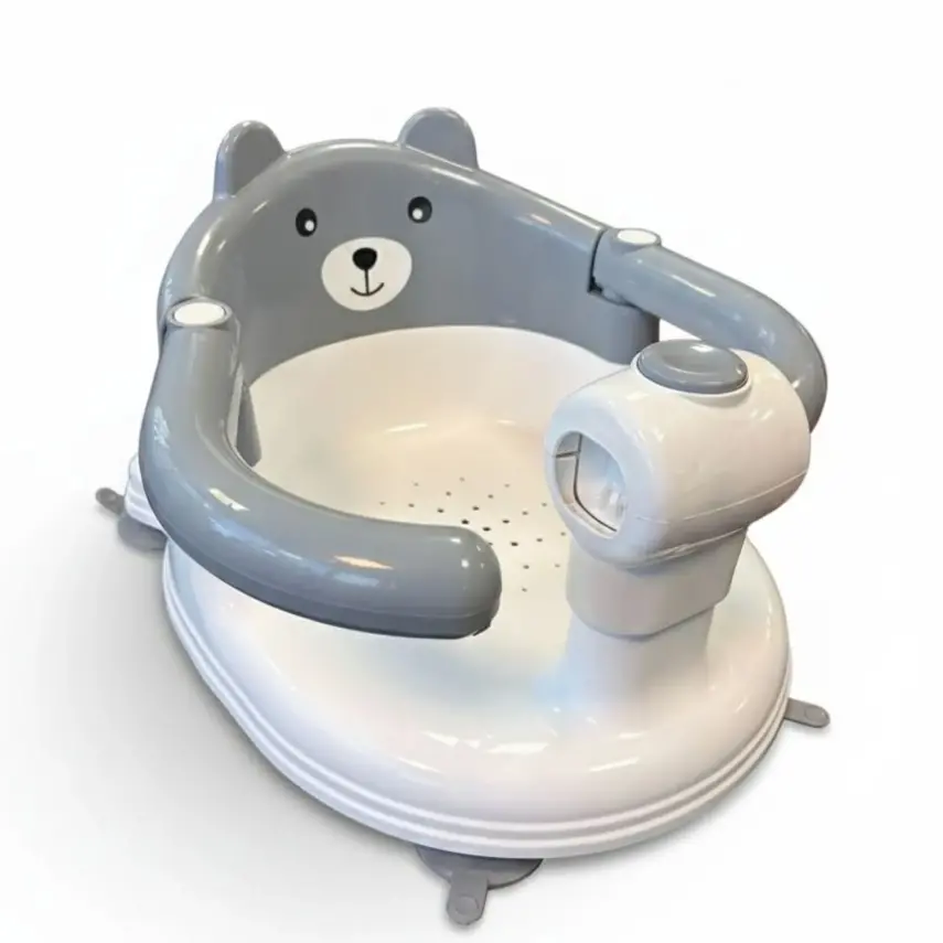 BM Care Önden Açılır Bebek Banyo&Mama Oturağı Beyaz - 8