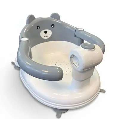 BM Care Önden Açılır Bebek Banyo&Mama Oturağı Beyaz - 14