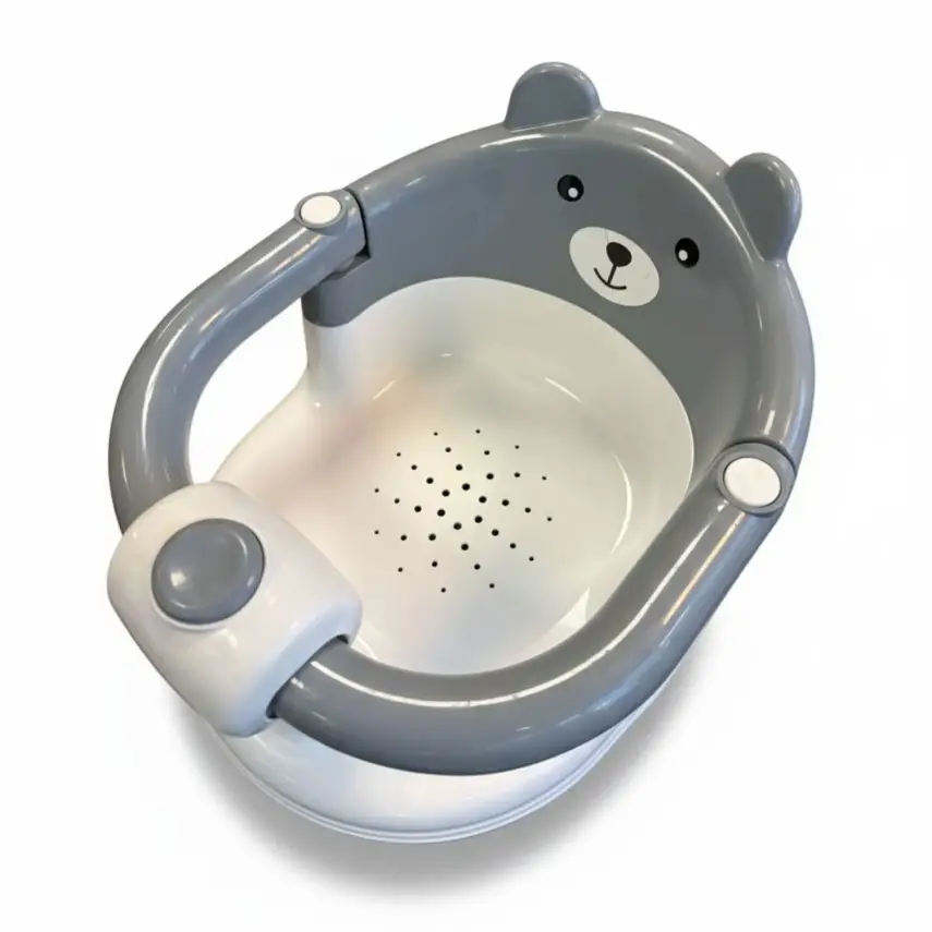 BM Care Önden Açılır Bebek Banyo&Mama Oturağı Beyaz - 26