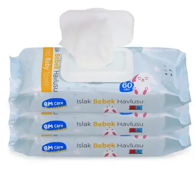 BM Care Sensitive Islak Havlu 3x60lı - 7
