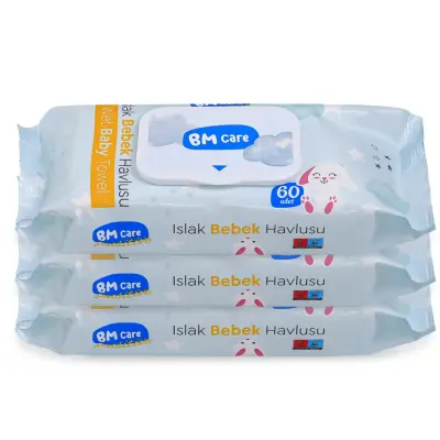 BM Care Sensitive Islak Havlu 3x60lı - 2