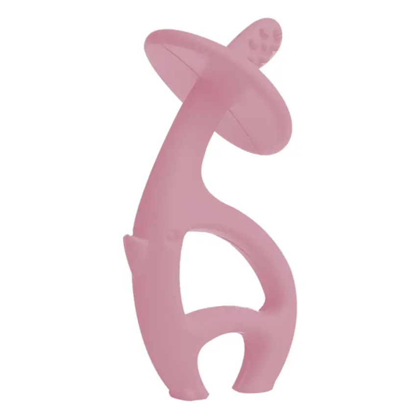 BM Care Silikon Fil Diş Kaşıyıcı Pembe - 2