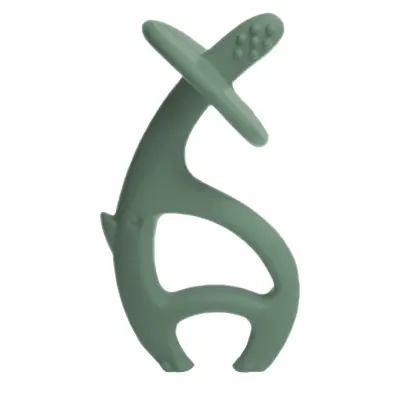 BM Care Silikon Fil Diş Kaşıyıcı Yeşil