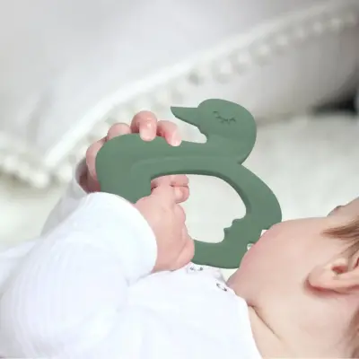 BM Care Silikon Kuğu Diş Kaşıyıcı Yeşil - 2