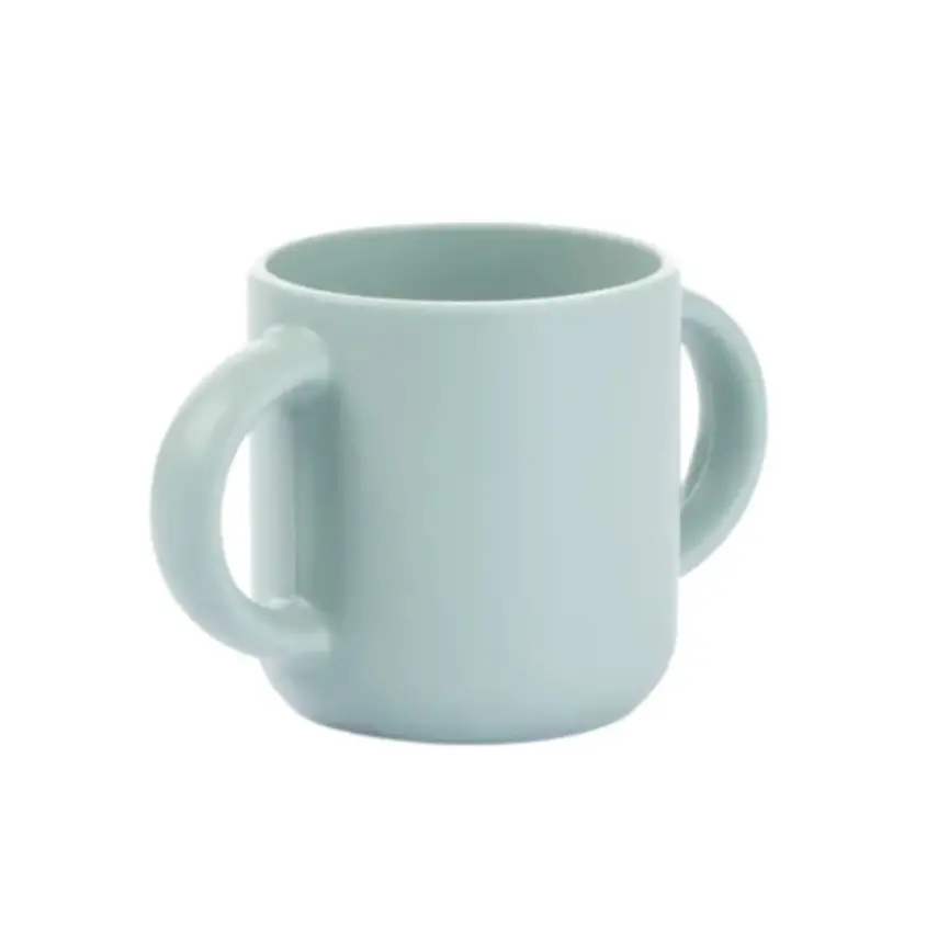 Bm Care Silikon Kulplu Mini Bardak 4+ ay-yeşil - 1