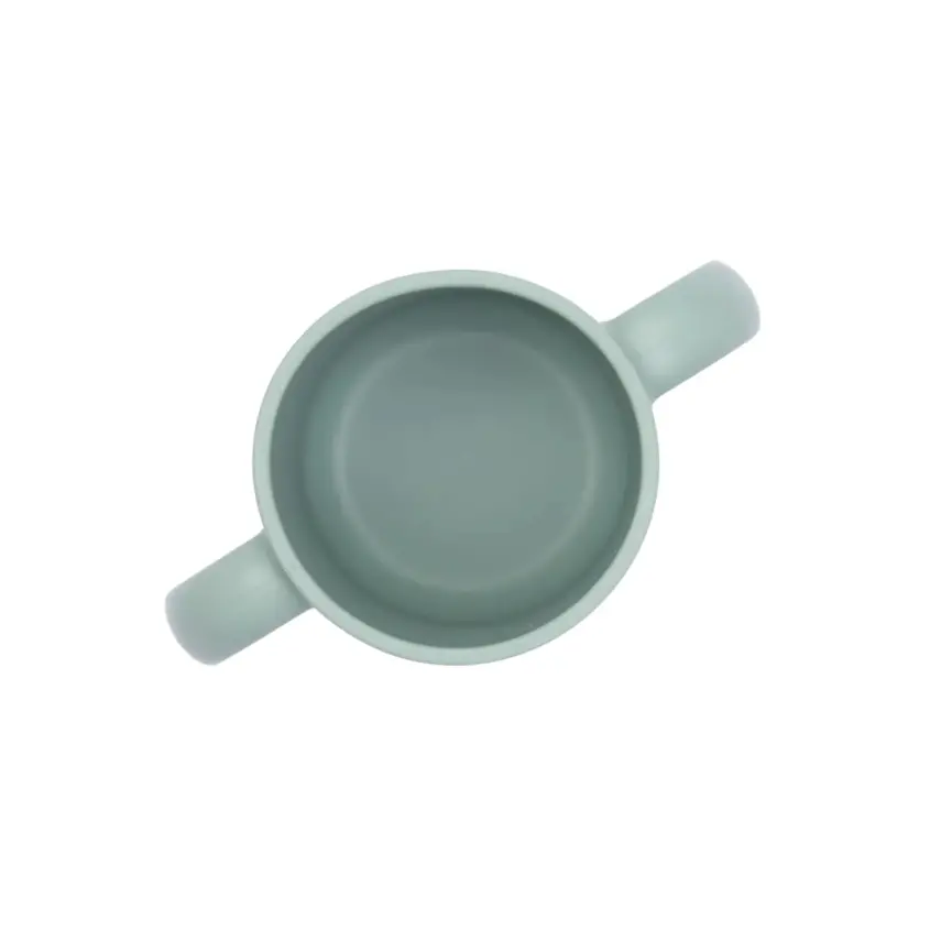 Bm Care Silikon Kulplu Mini Bardak 4+ ay-yeşil - 3