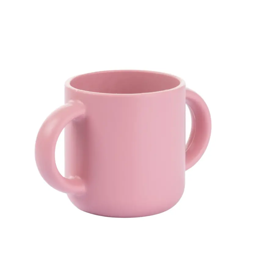 Bm Care Silikon Kulplu Mini Bardak 4+ay-pembe - 1